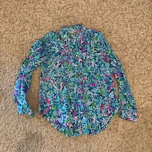 Lilly Pulitzer linen shirt